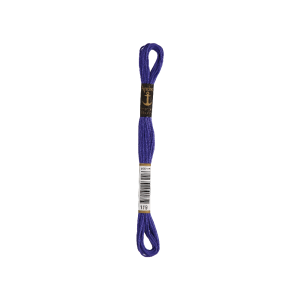 Anchor Bordado twist 8m, azul ciruela dkl, algodón, color 119, 6-hilo