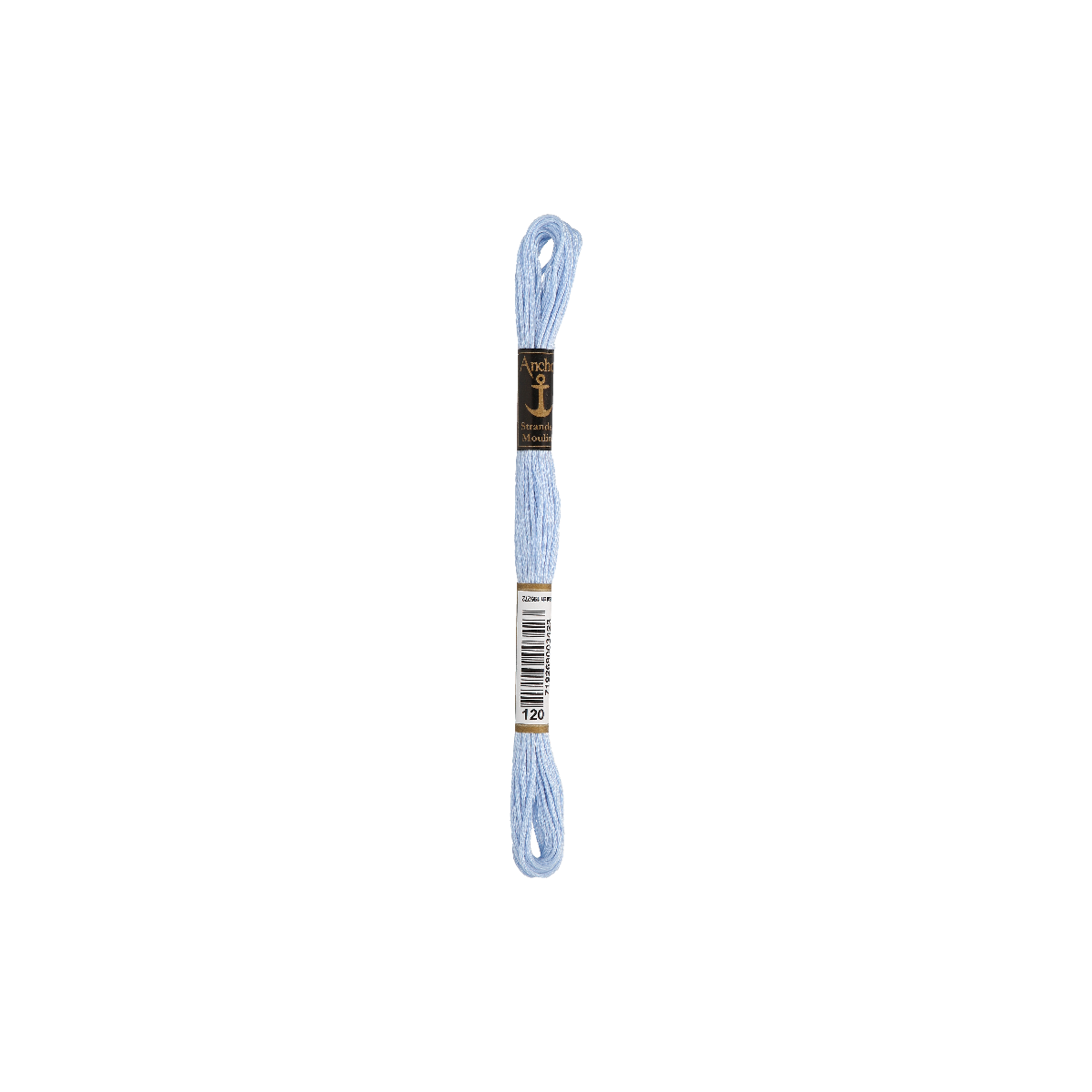Anchor Sticktwist 8m, pastellblau, Baumwolle, Farbe 120,...