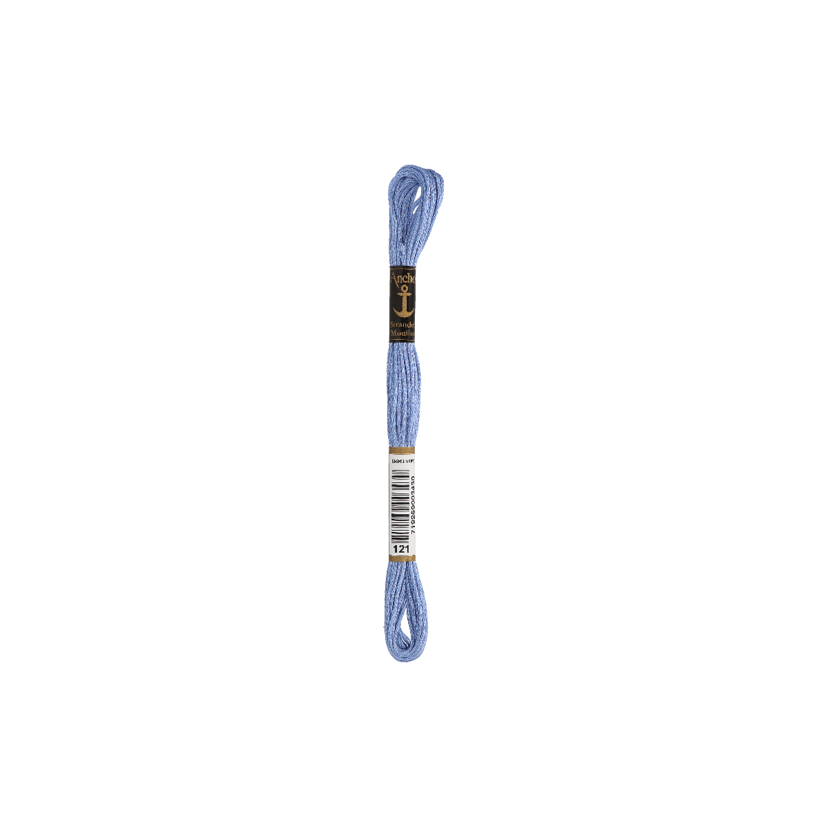 Anchor Sticktwist 8m, jeans-blu, cotone, colore 121, 6 fili