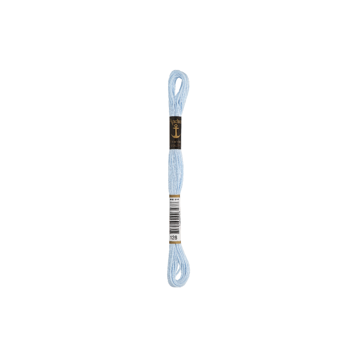 Anchor мулине 8m, аквамарин, Хлопок,  цвет 128, 6-ниточный