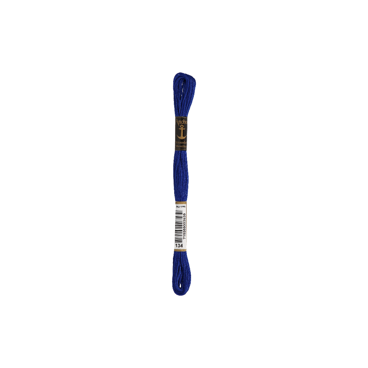 Anchor мулине 8m, тёмно-синий, Хлопок,  цвет 134, 6-ниточный