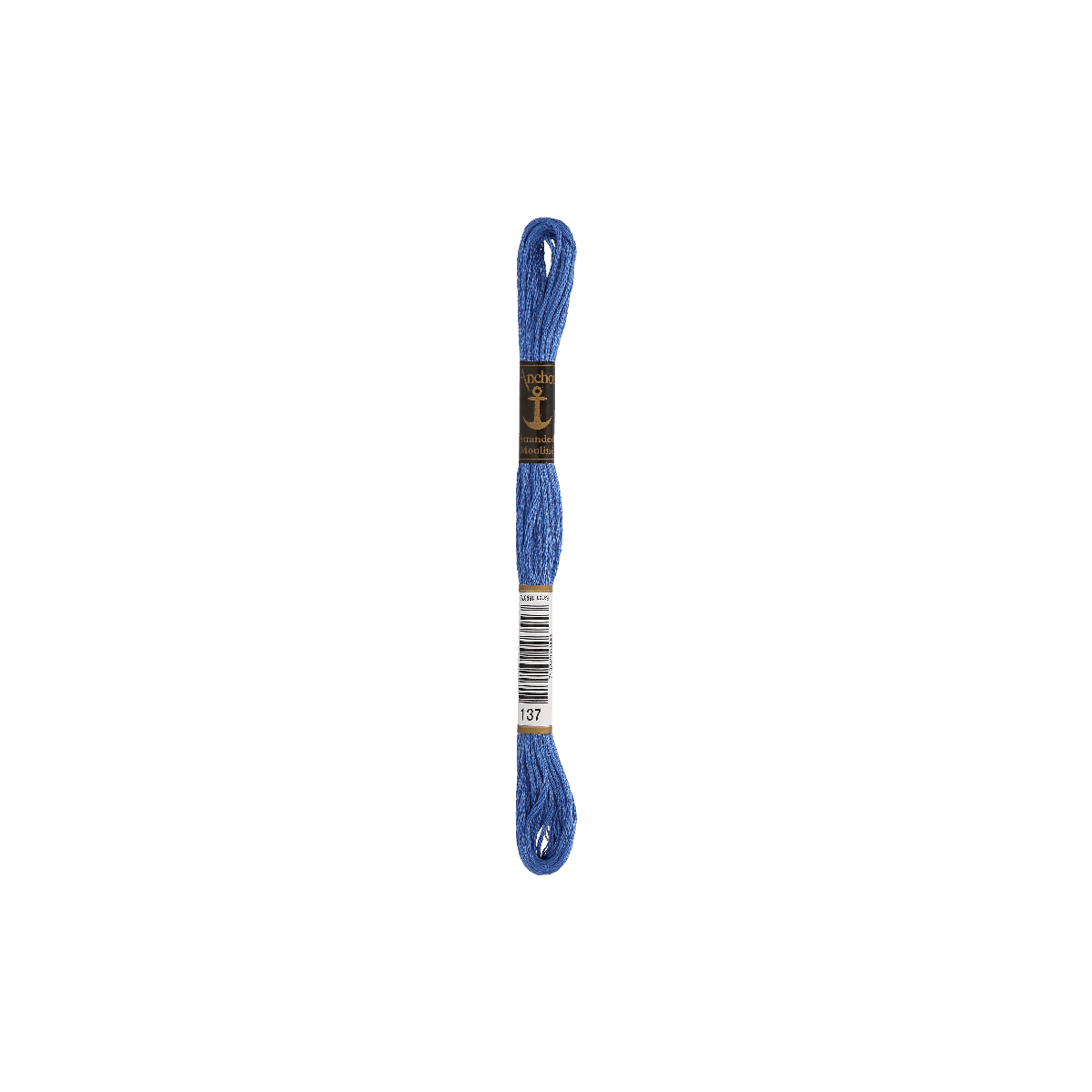 Anchor Sticktwist 8m, blu medio, cotone, colore 137, 6 fili