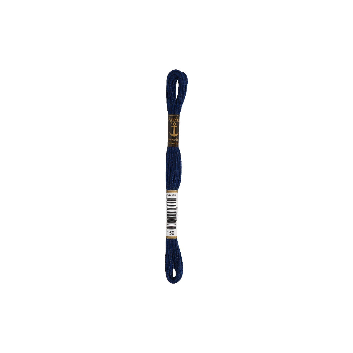 Anchor Sticktwist 8m, blu notte, cotone, colore 150, 6 fili