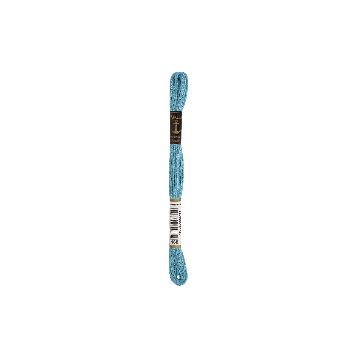 Anchor Sticktwist 8m, azzurro, cotone, colore 168, 6 fili