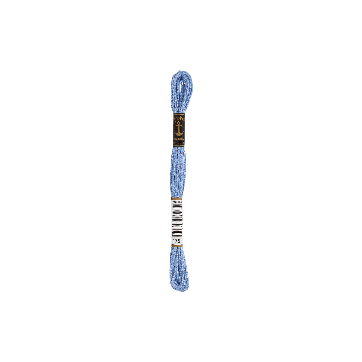 Anchor Torsade 8m, bleu, coton, couleur 175, 6 fils
