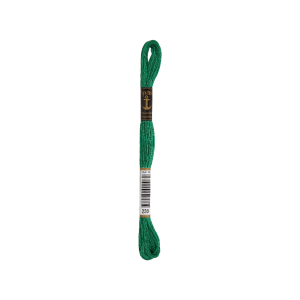 Anchor Sticktwist 8m, fosforo verde dk, cotone, colore 230, 6 fili