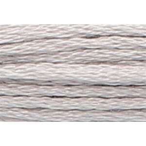 Anchor Sticktwist 8m, grigio argento, cotone, colore 234, 6 fili