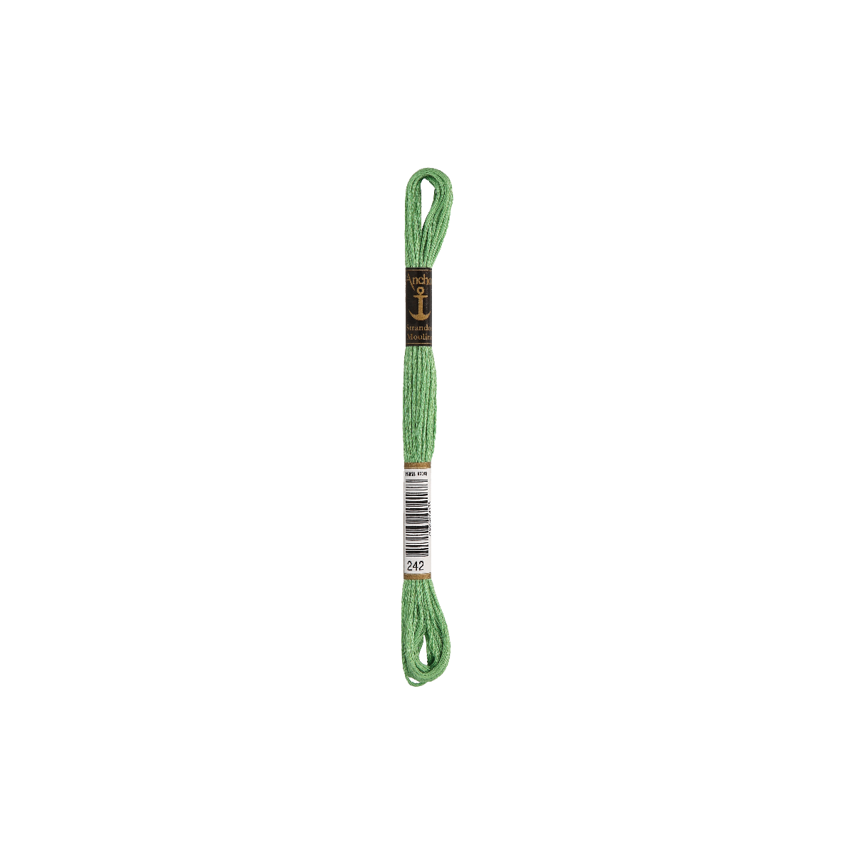 Anchor Sticktwist 8m, verde reseda, cotone, colore 242, 6...