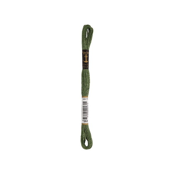 Anchor Sticktwist 8m, pappel, Baumwolle, Farbe 262, 6-fädig