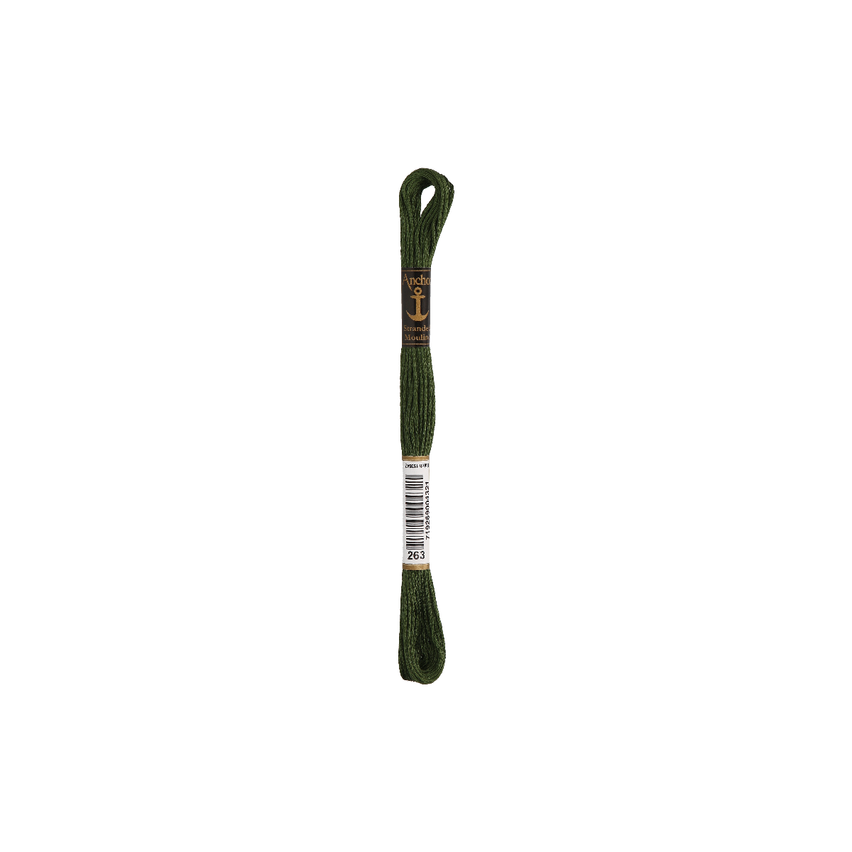 Anchor Sticktwist 8m, verde loden, cotone, colore 263, 6...