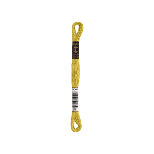 Anchor Sticktwist 8m, giallo-verde, cotone, colore 279, 6 fili