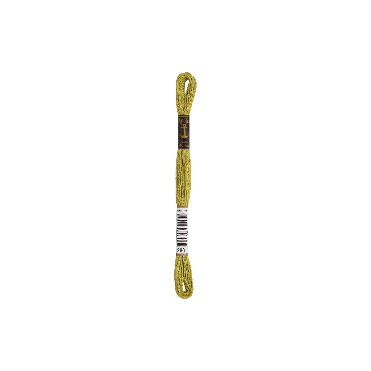 Anchor Sticktwist 8m, kiwi, cotone, colore 280, 6 fili