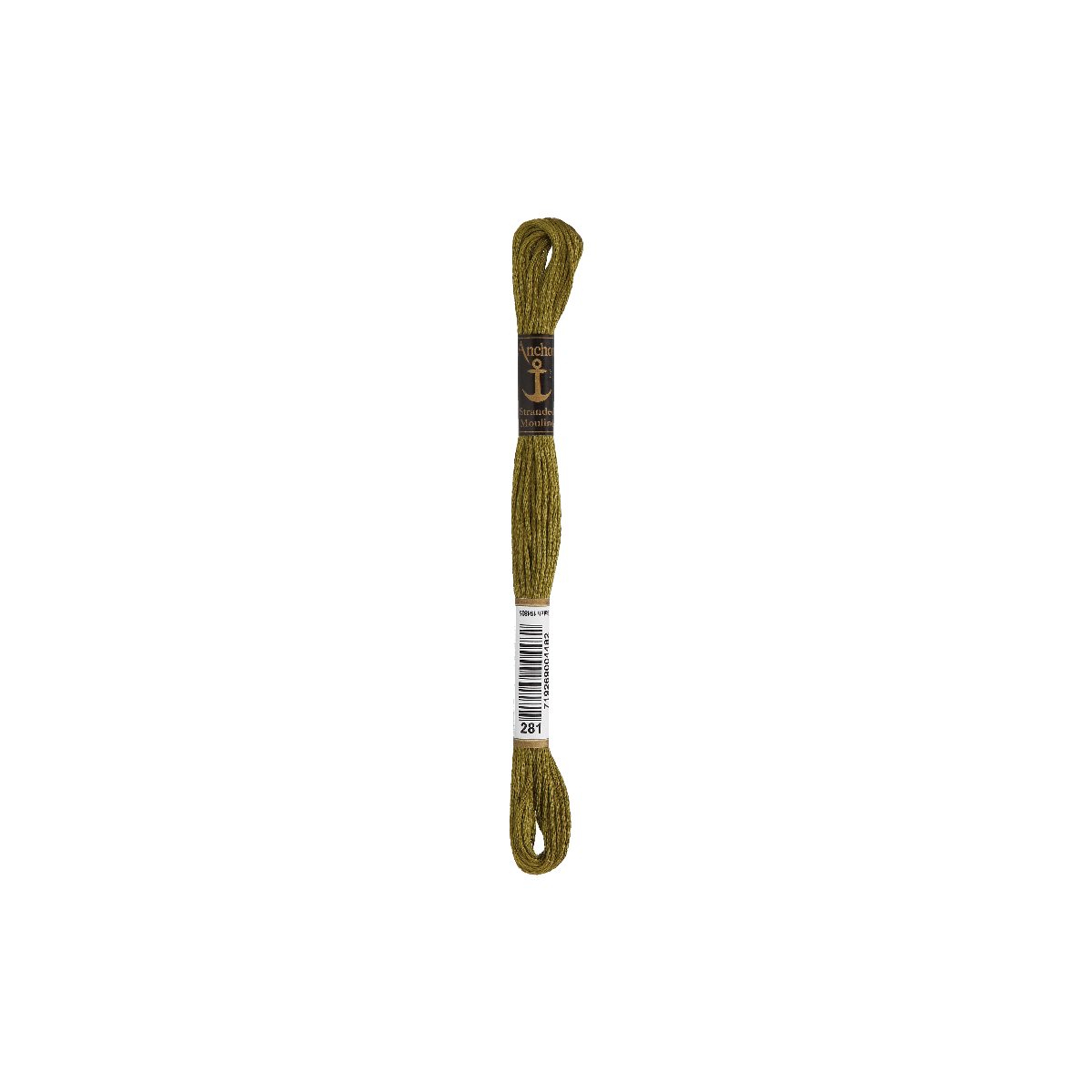 Anchor мулине 8m, олива, Хлопок,  цвет 281, 6-ниточный