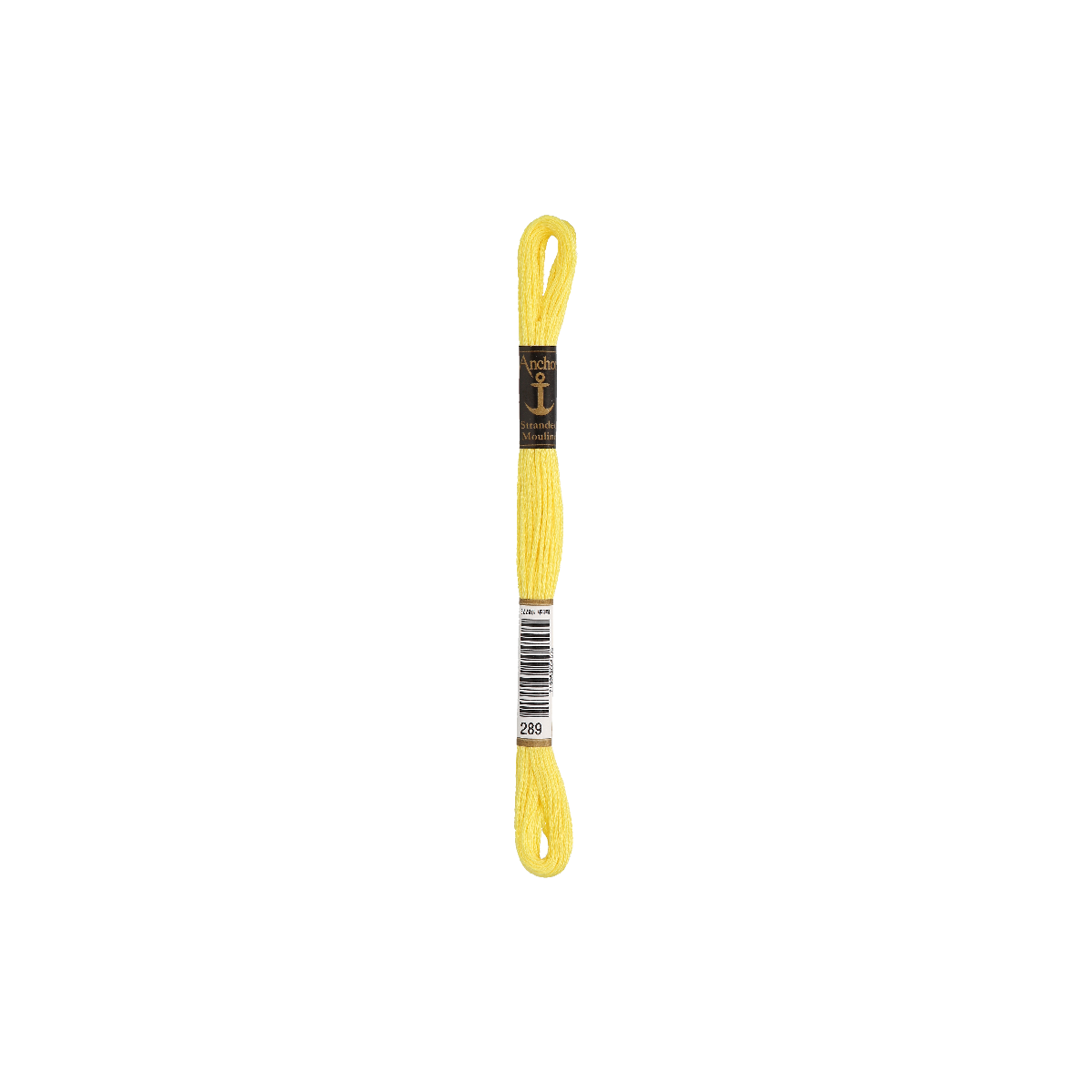 Anchor мулине 8m, канареечно-жёлтый, Хлопок,  цвет 289,...