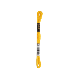 Anchor Sticktwist 8m, zonnig geel, katoen, kleur 298, 6-draads