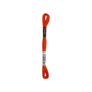 Anchor Torsade de broderie 8m, rouille-orange, coton, couleur 326, 6 fils