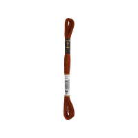 Anchor Sticktwist 8m, marrón nuez, algodón, color 357, 6-hilo