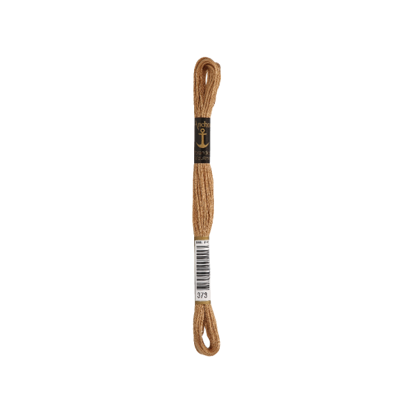 Anchor Sticktwist 8m, honig, Baumwolle, Farbe 373, 6-fädig