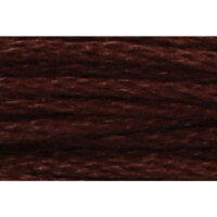 Anchor мулине 8m, тёмно-коричневый, Хлопок,  цвет 381, 6-ниточный