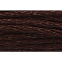 Anchor Sticktwist 8m, ebbenhout, katoen, kleur 382, 6-draads