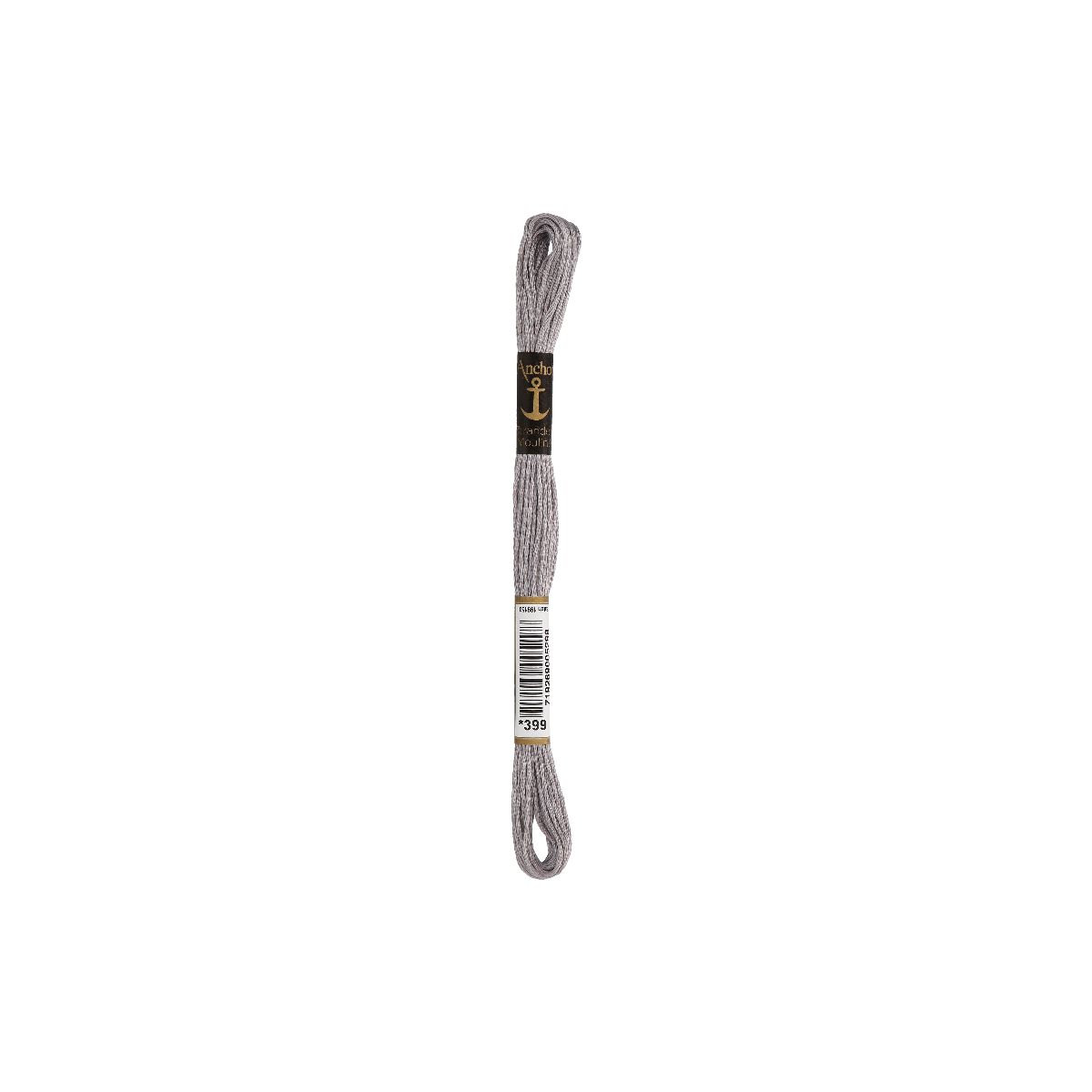 Anchor мулине 8m, тёмно-серый, Хлопок,  цвет 399, 6-ниточный