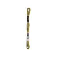 Anchor Torsade 8m, jaune olive, coton, couleur 843, 6 fils