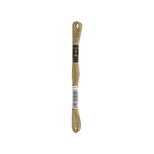 Anchor Sticktwist 8m, bronsgroen, katoen, kleur 854, 6-draads