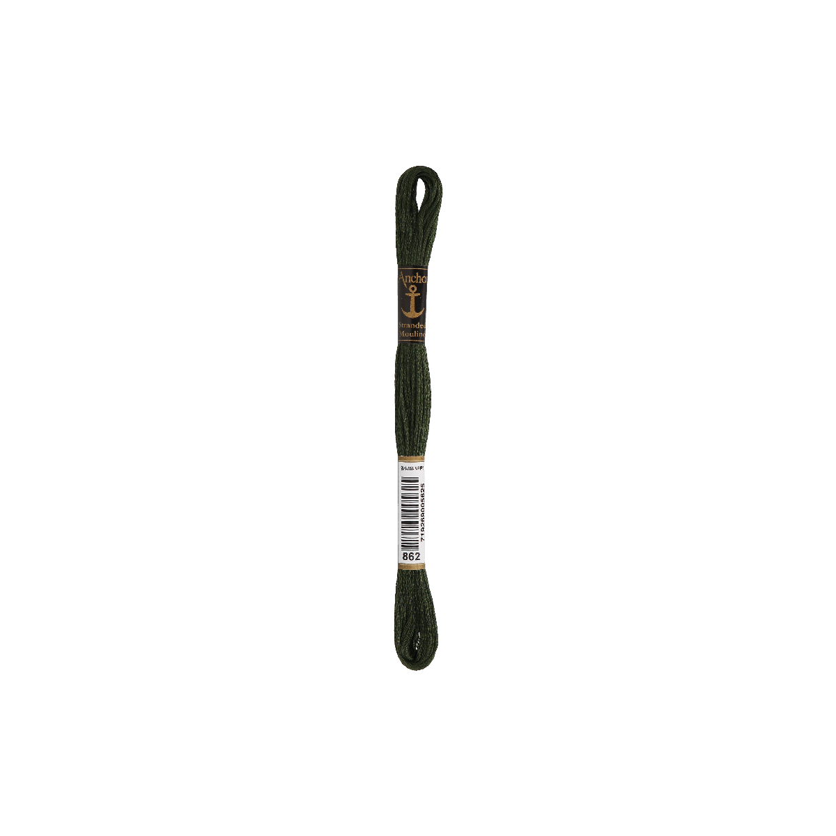Anchor Sticktwist 8m, verde russo, cotone, colore 862, 6...