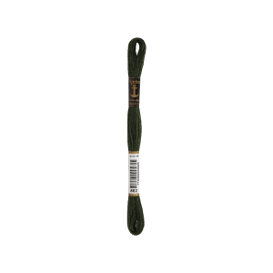 Anchor мулине 8m, russiangreen, Хлопок,  цвет 862, 6-ниточный