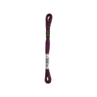 Anchor Sticktwist 8m, aubergine, Baumwolle, Farbe 873, 6-fädig
