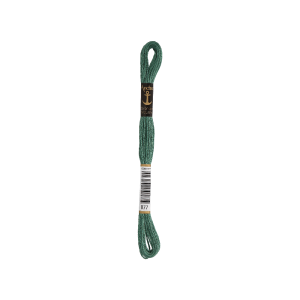 Anchor Sticktwist 8m, herbstgruen, Baumwolle, Farbe 877, 6-fädig