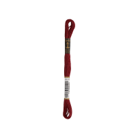 Anchor Sticktwist 8m, antiek rood, katoen, kleur 897, 6-draads