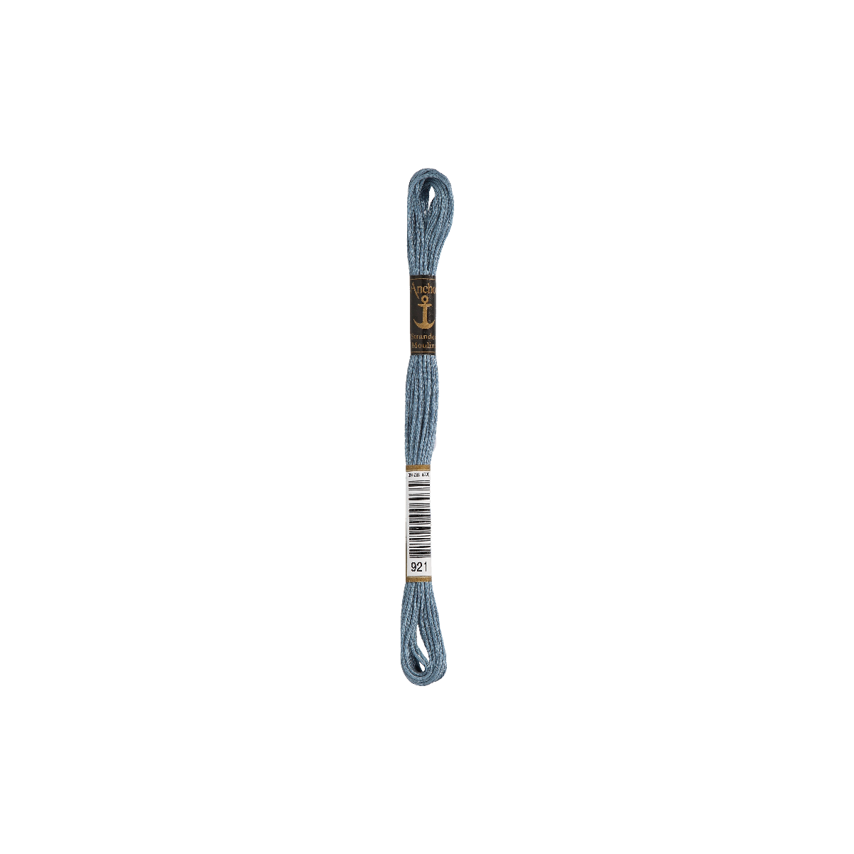 Anchor Sticktwist 8m, grigio-blu, cotone, colore 921, 6 fili