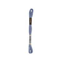 Anchor Sticktwist 8m, rookblauw, katoen, kleur 939, 6-draads