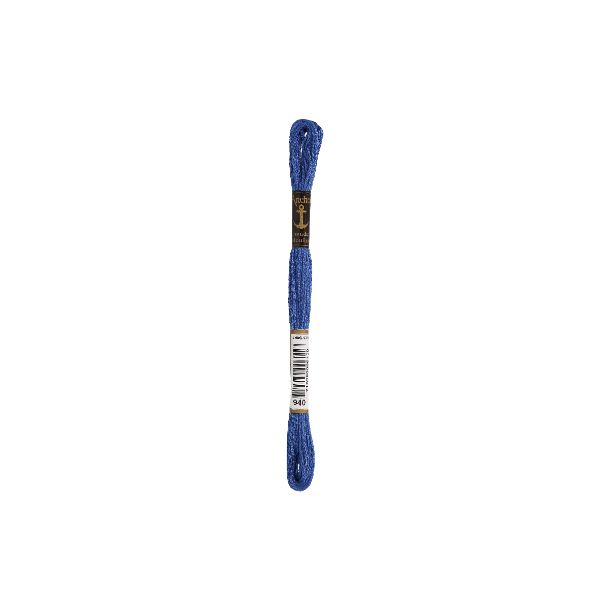 Anchor 8m, blu fiordaliso, cotone, colore 940, 6 fili