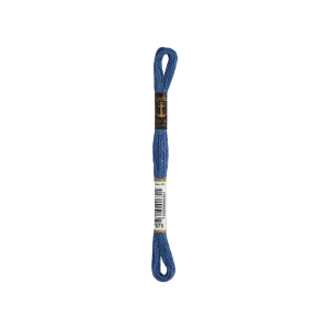 Anchor мулине 8m, голубиная синь, Хлопок,  цвет 979, 6-ниточный