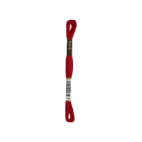 Anchor Sticktwist 8m, color borgoña medio, algodón, color 1005, 6-hilos