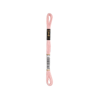 Anchor Borduurwerk twist 8m, baby roze licht, katoen, kleur 1020, 6-draads