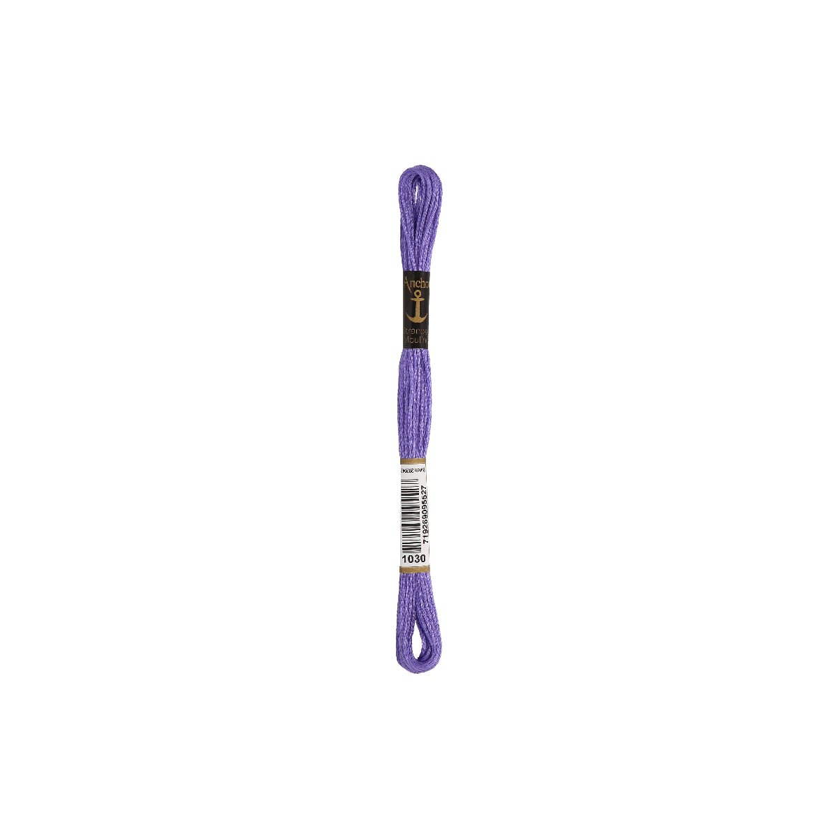 Anchor Torsade 8m, violet moyen, coton, couleur 1030, 6 fils