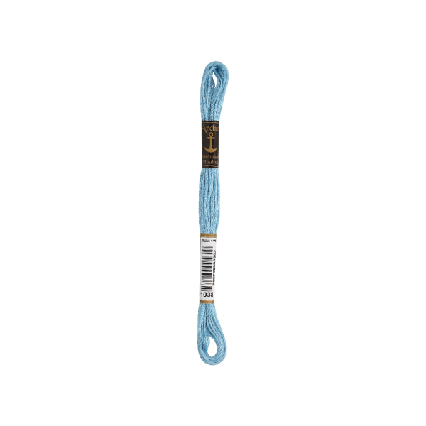 Anchor Sticktwist 8m, mittelozean, Baumwolle, Farbe 1038, 6-fädig