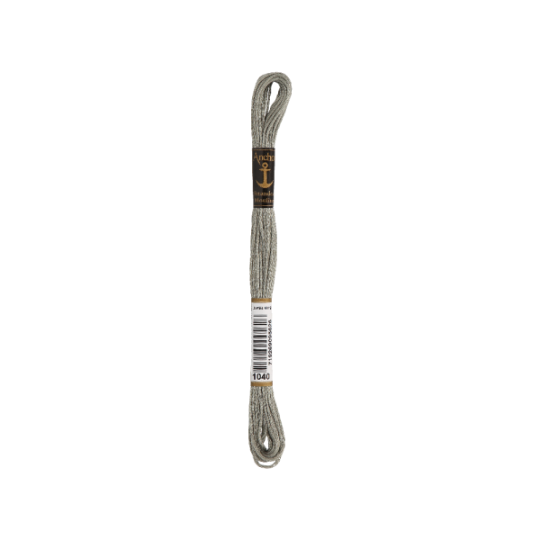 Anchor Sticktwist 8m, groen-grijs licht, katoen, kleur 1040, 6-draads