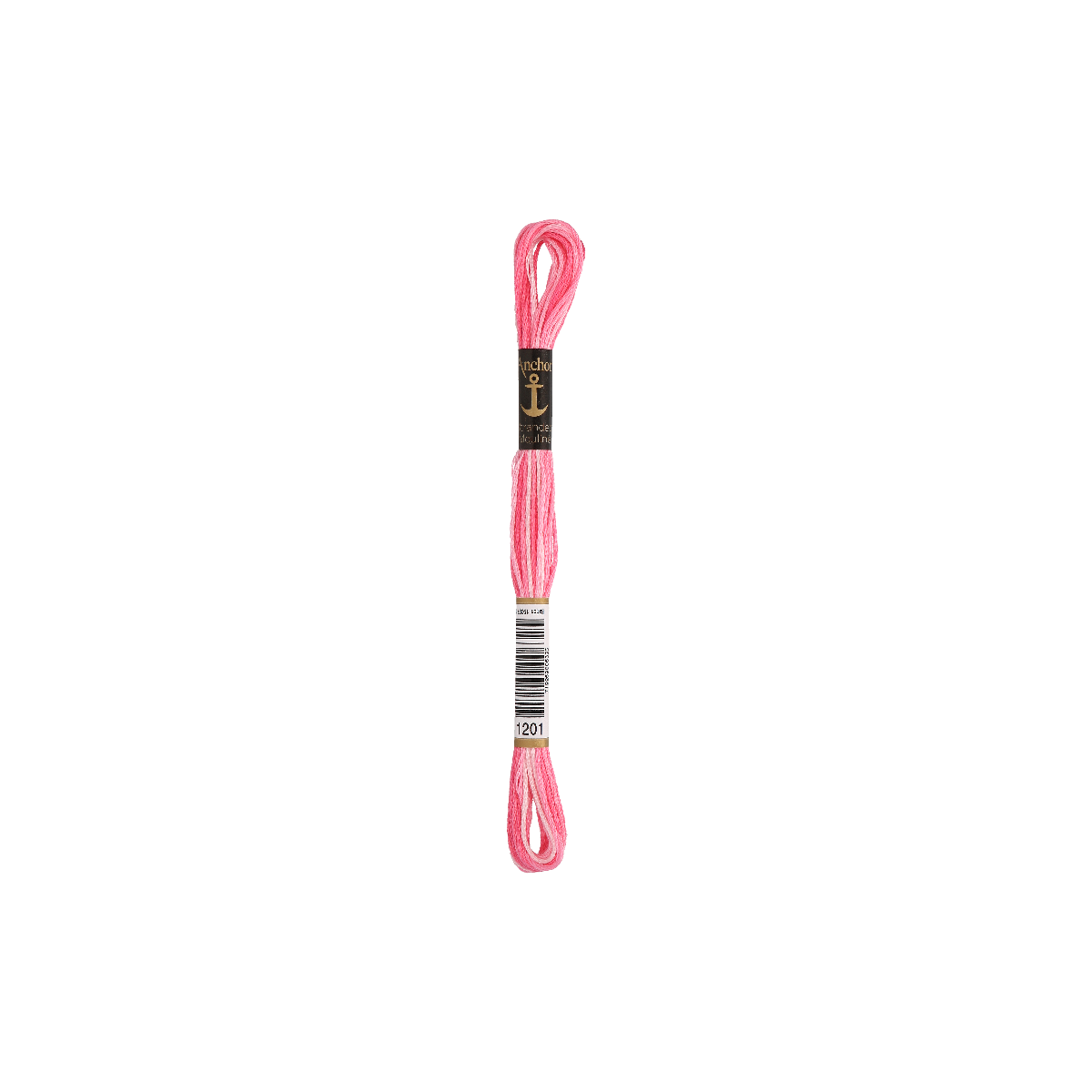 Anchor Sticktwist 8m, rosa ombre, Baumwolle, Farbe 1201,...