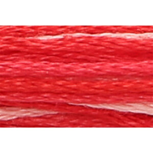Anchor Sticktwist 8m, rot ombre, Baumwolle, Farbe 1203, 6-fädig