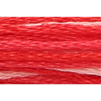 Anchor Borduurwerk twist 8m, rode ombre, katoen, kleur 1203, 6-draads
