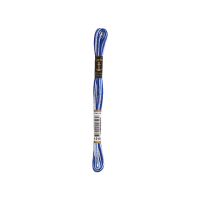 Anchor Sticktwist 8m, blauwe ombre, katoen, kleur 1210, 6-draads