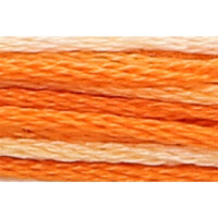 Anchor Sticktwist 8m, orange ombre, Baumwolle, Farbe 1220, 6-fädig