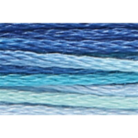 Anchor Torsade Multi 8m, aqua turquoise, coton, couleur 1347, 6 fils