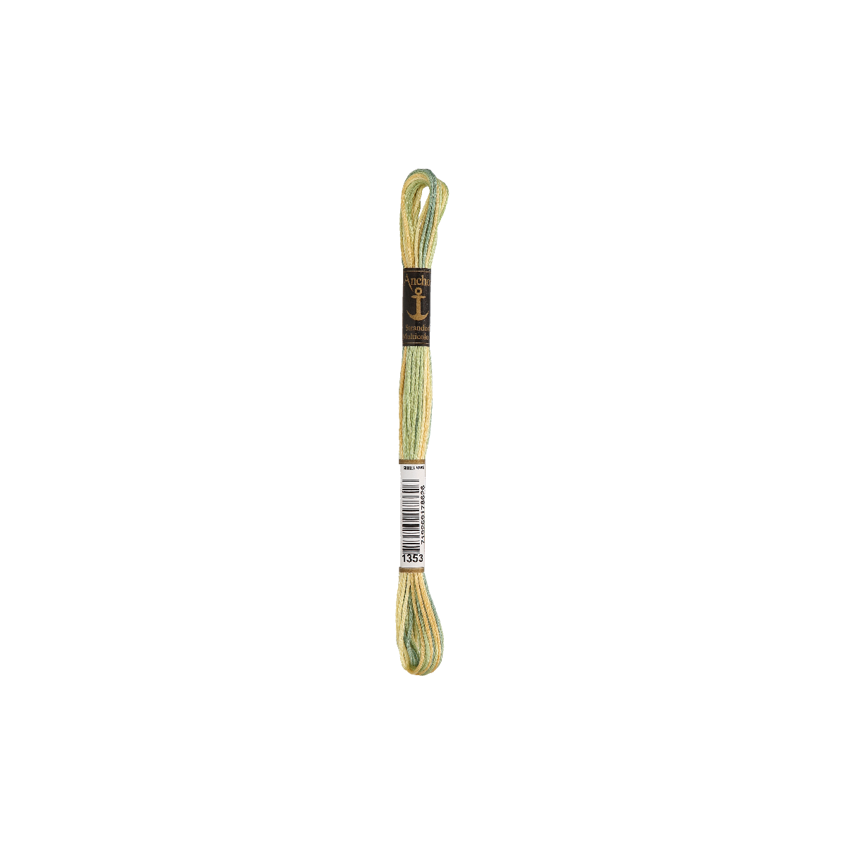 Anchor Sticktwist Multi 8m, verde-giallo menta, cotone,...