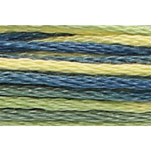 Anchor Embroidery thread Mouline Multi Color 1355, 6 stranded, 8m