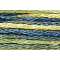 Anchor Sticktwist Multi 8m, arroyo de montaña verde, algodón, color 1355, 6-hilo